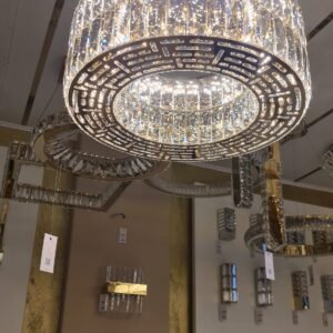 Kristall Ringlüster Lampe