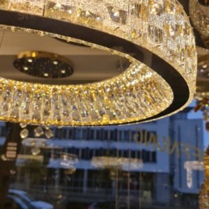 Kristall LED Ring-Kronleuchter