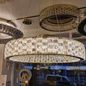 Kristall LED Ring-Kronleuchter